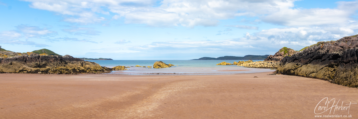 Firemore Beach Scotland Panorama