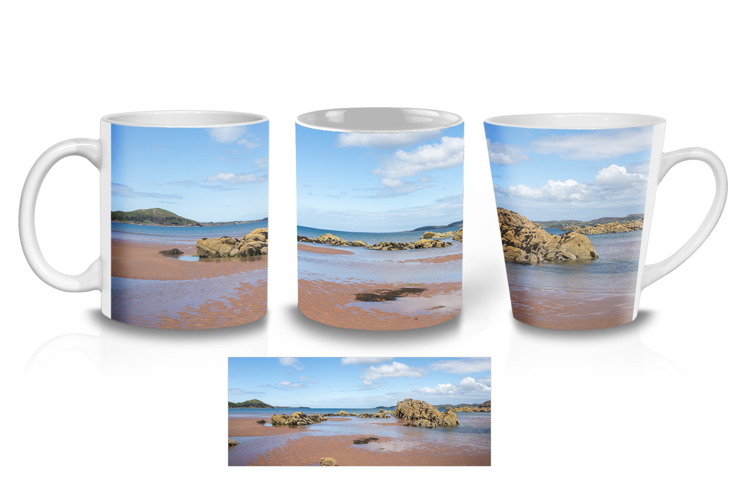 Firemore Sands Scotland Coffee Mugs