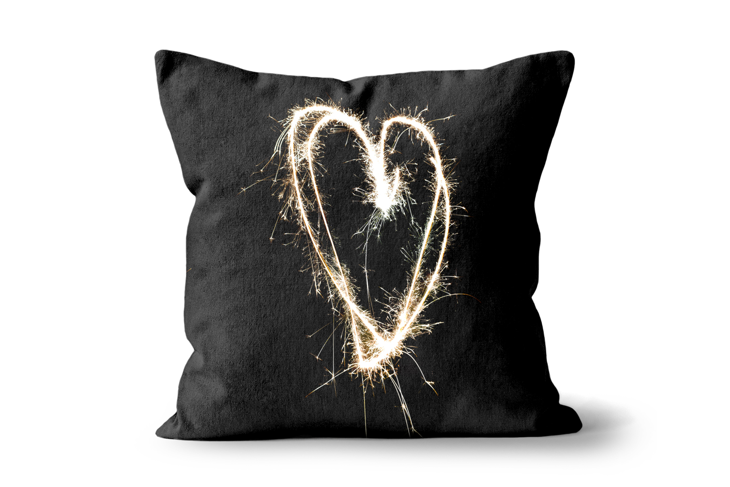 Firework Heart Square Cushions