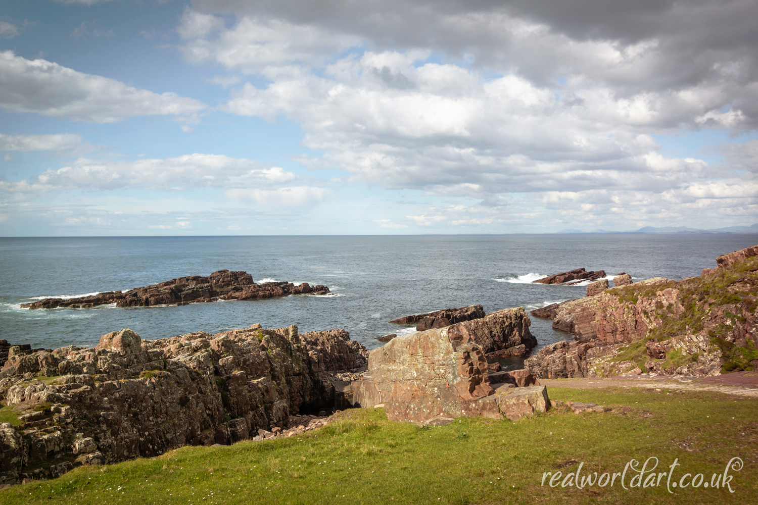 Rubha Reidh Point Greeting Cards