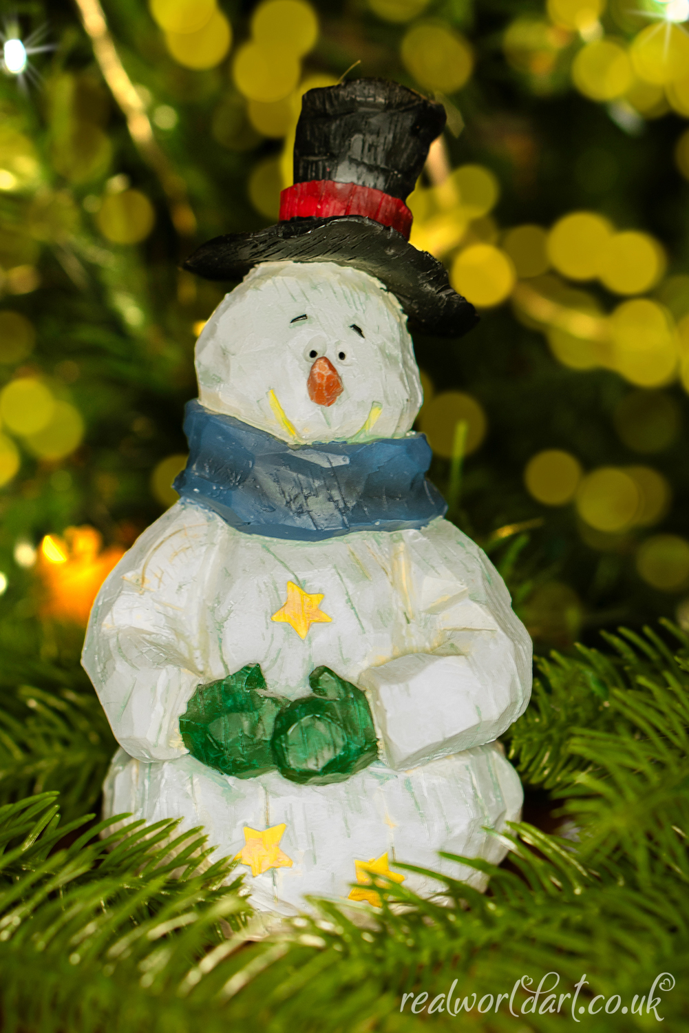 Snowman Ornament Christmas Cards