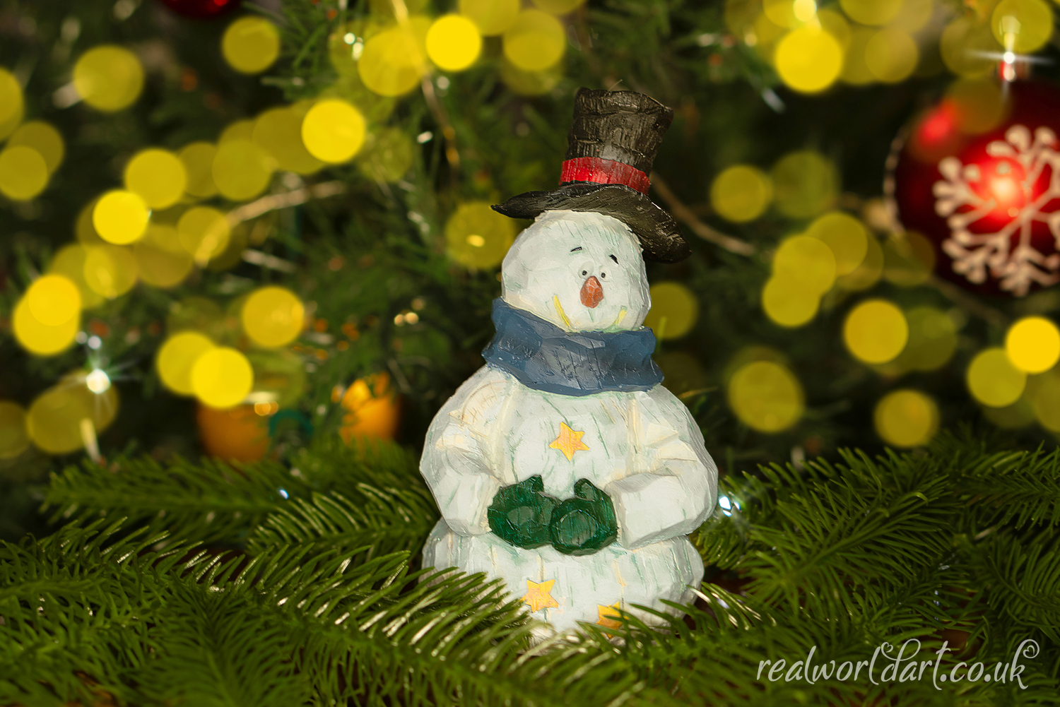 Snowman Ornament Christmas Cards