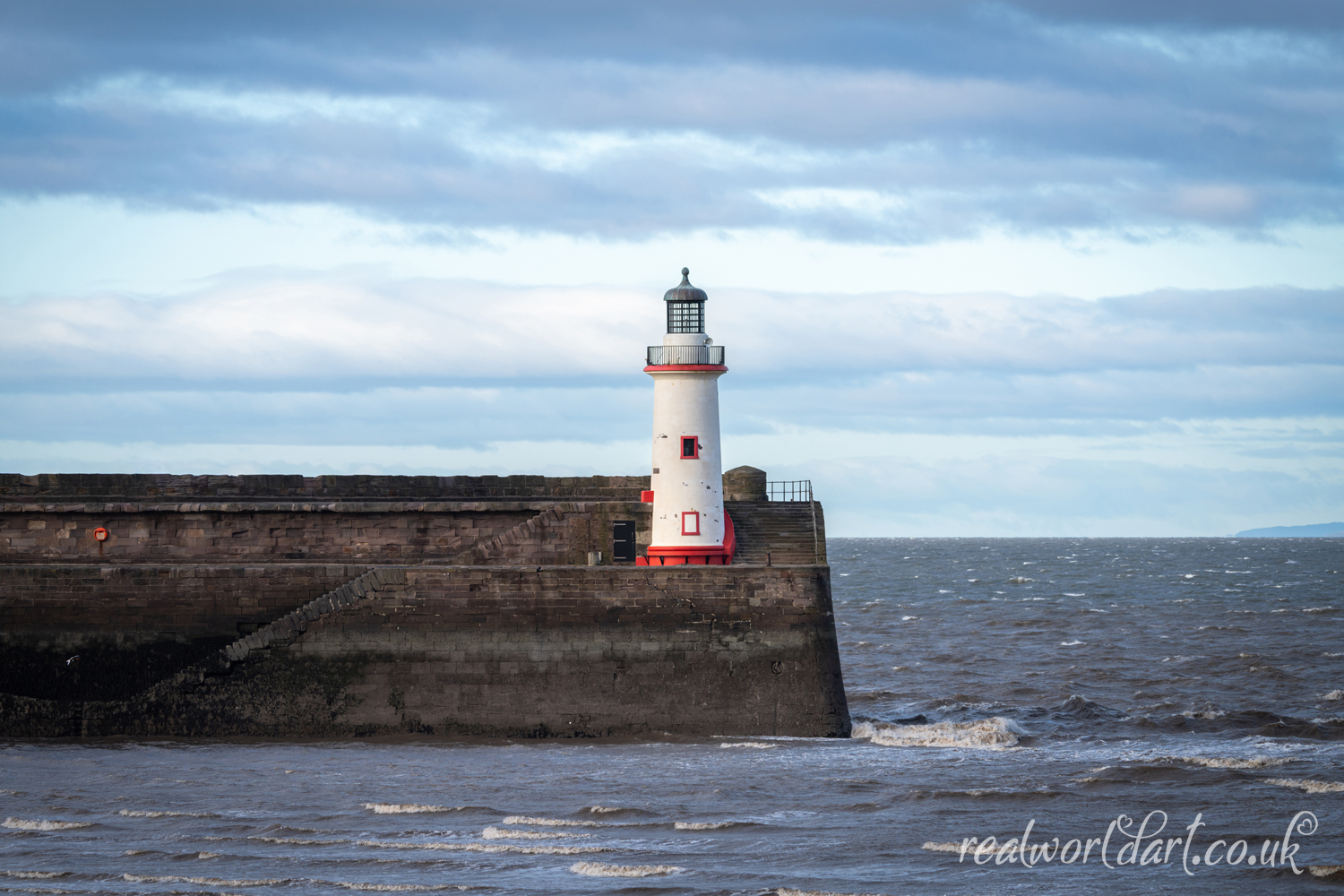 Whitehaven Harbour Lighthouses Cumbria