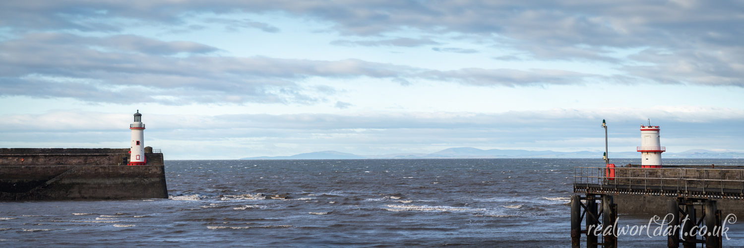 Whitehaven Harbour Lighthouses Cumbria