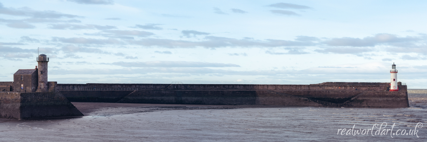 Whitehaven Harbour Lighthouses Cumbria