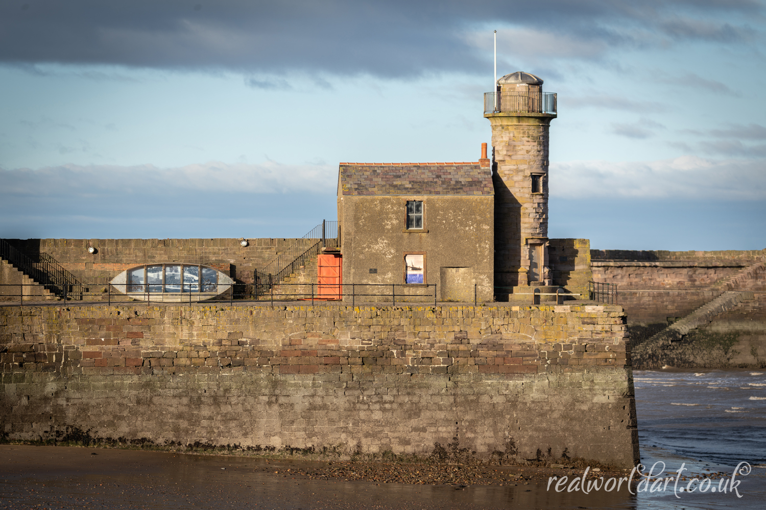 Whitehaven Harbour Lighthouses Cumbria