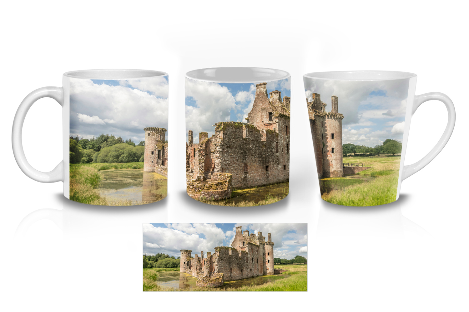 Caerlaverock Castle Ceramic Mug Sets