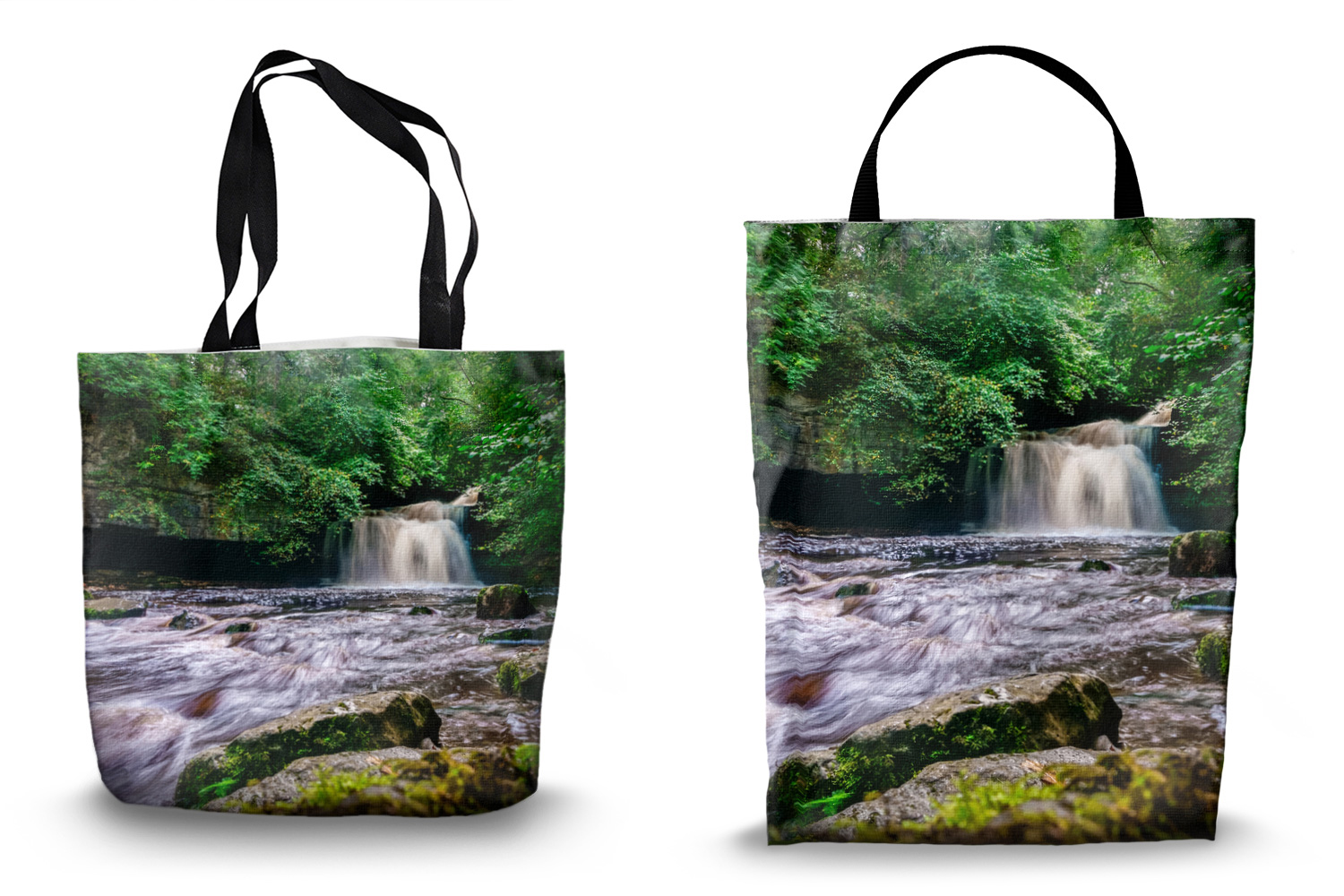 Cauldron Falls Canvas Tote Bags