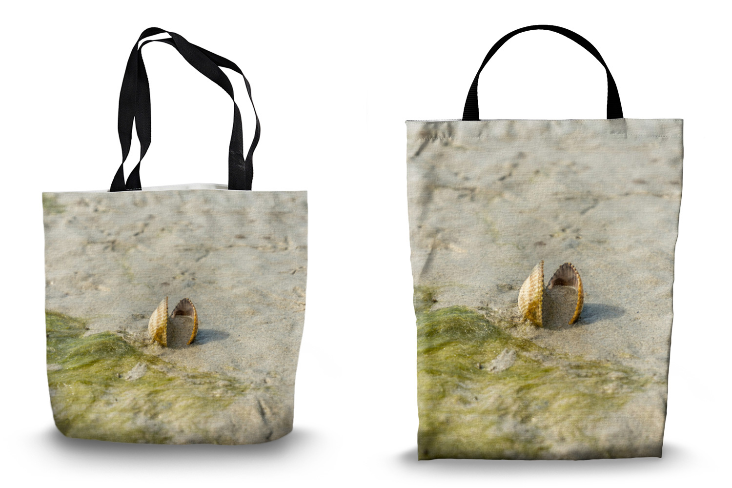 Cockle Beach Canvas Tote Bags