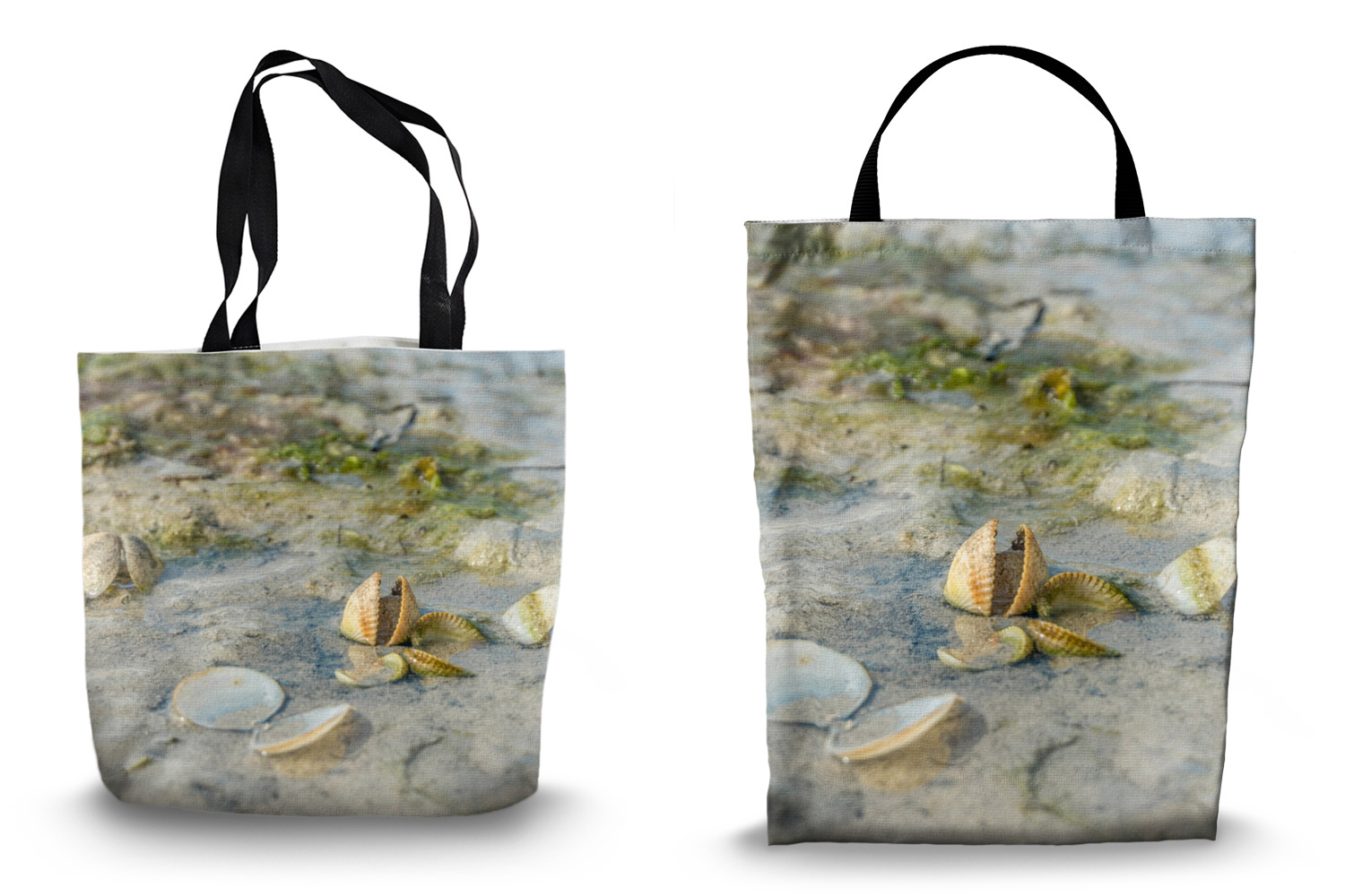 Cockle Beach Canvas Tote Bags