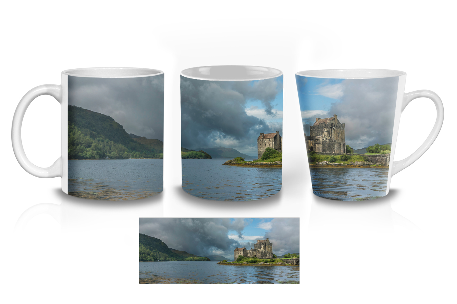 Eilean Donan Castle Ceramic Mug Sets