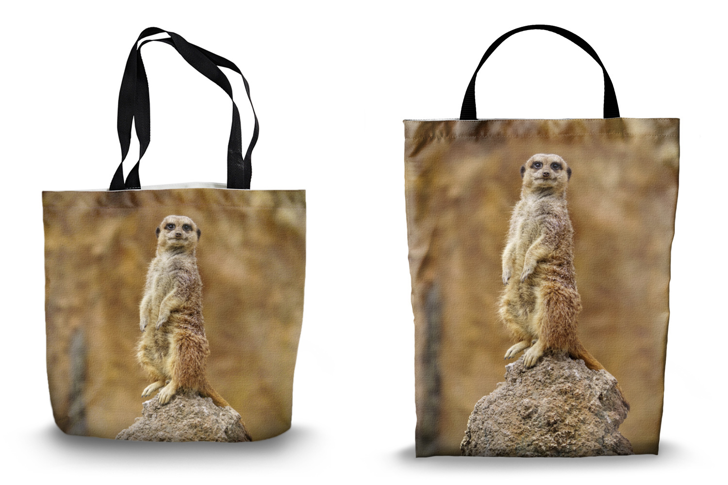 Meerkat Tote Bags