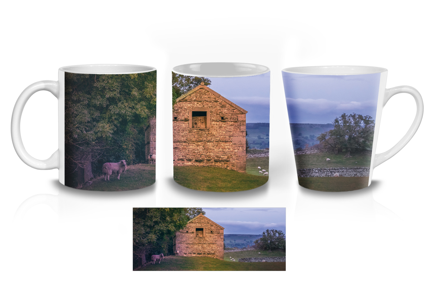 Wensleydale Barn Ceramic Mug Sets