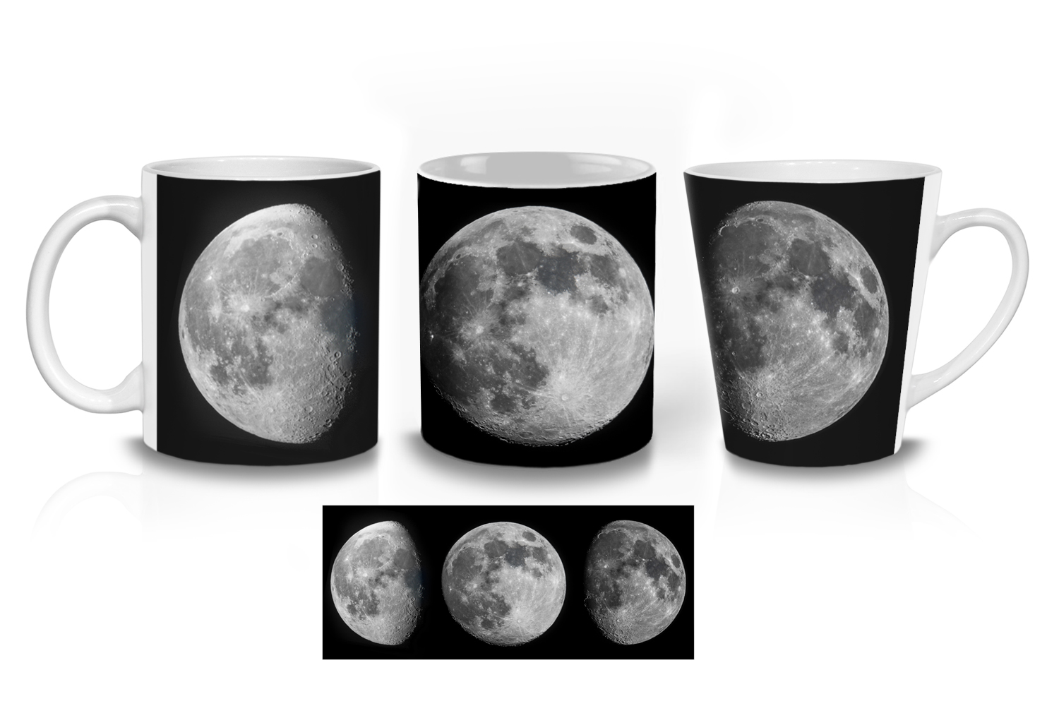 Moon Ceramic Mug Sets