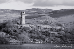 Hodbarrow Lighthouse Drama Wall Art by Carol Herbert