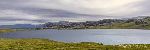 Scenic Loch Tollaidh Scotland - Panoramic Wall Art by Carol Herbert