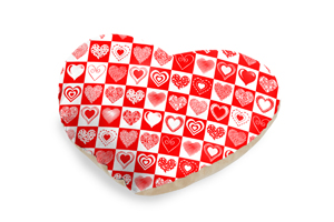 Patchwork Hearts  Heart-Shaped Cushions