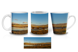 Ravenglass Viaduct at Sunset Coffee Mugs