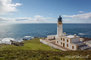 Rua Reidh Lighthouse Scotland Wall Art by Carol Herbert