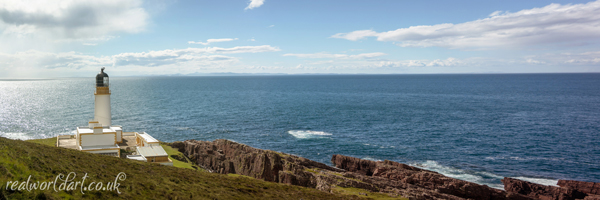 Rua Reidh Lighthouse Panoramic Prints