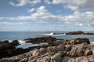 Rubha Reidh Point Triptych Canvas Wall Art