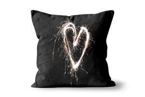 Sparkler Heart Sofa Scatter Cushions