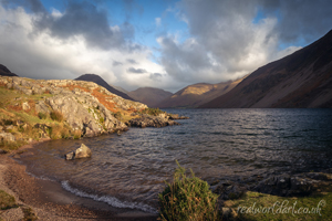 Golden Wastwater Reflection Panoramic Prints