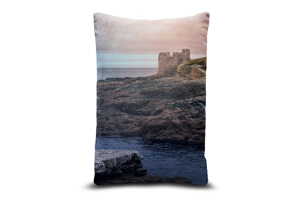 Little Dennis Blockhouse Falmouth Cornwall 13in x 19in Oblong Throw Cushion
