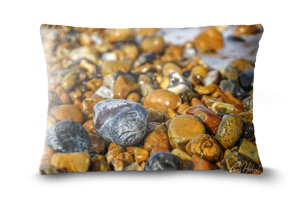 Pebbles 19in x 13in Oblong Throw Cushion